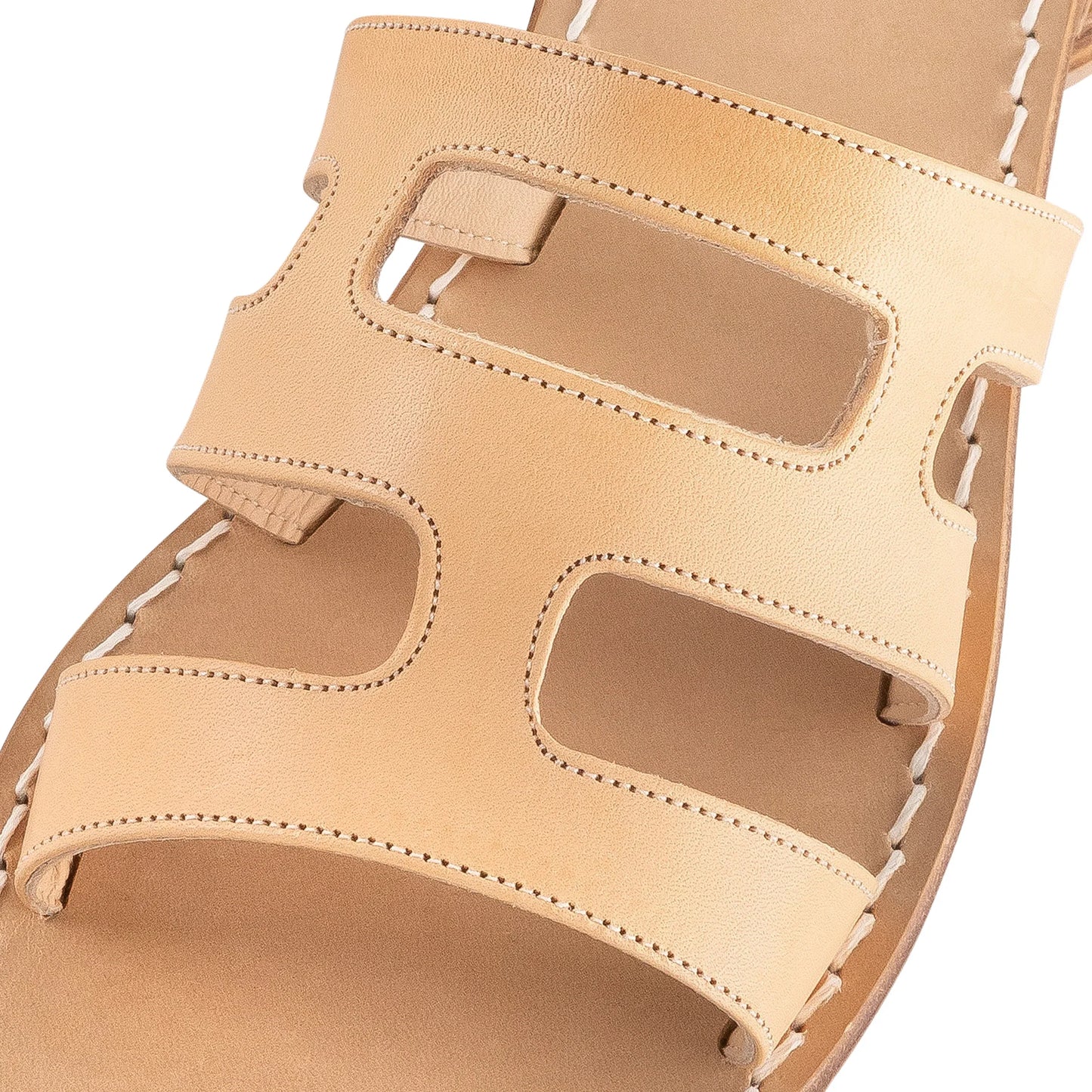 Sandalo in pelle Confetti - Madreperla Capri Sandals