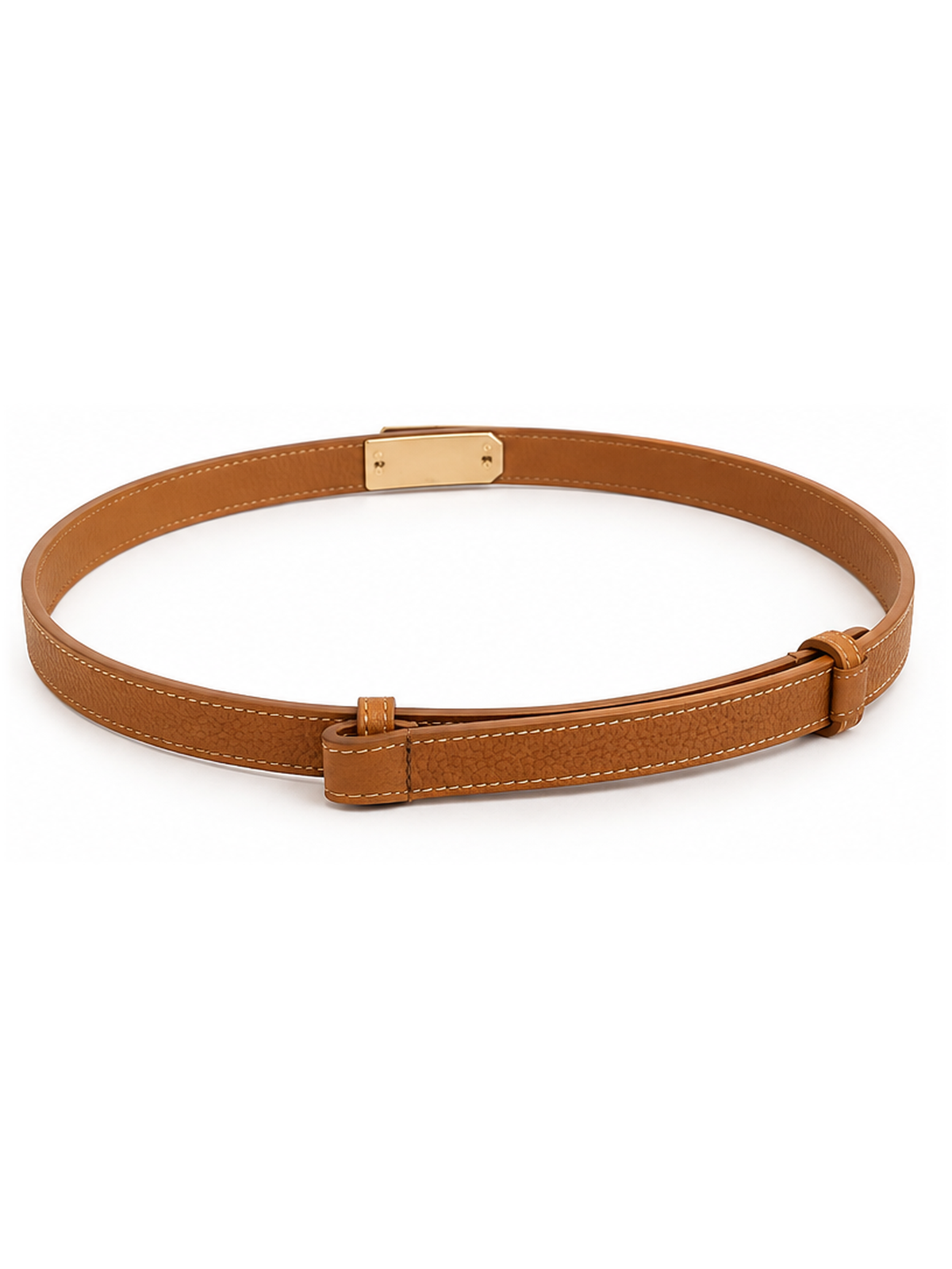 Celine Leather Belt - cognac