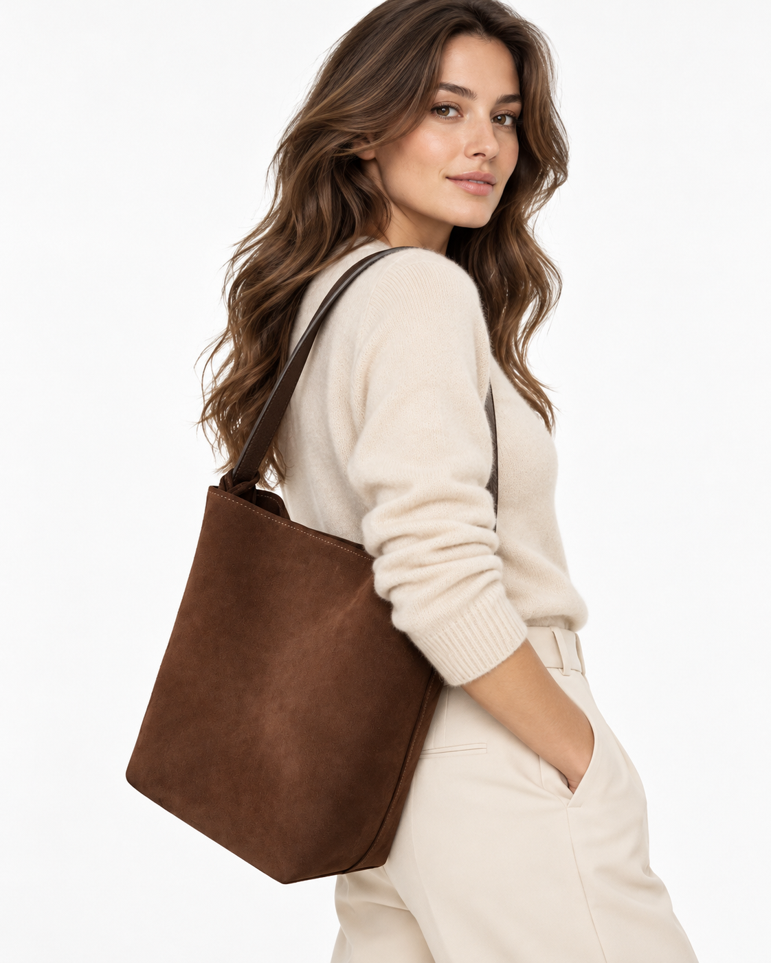 Livia – Suede Bucket