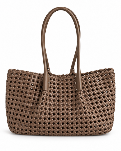 Camilla – Woven Leather Tote