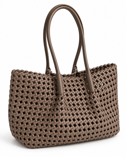 Camilla – Woven Leather Tote