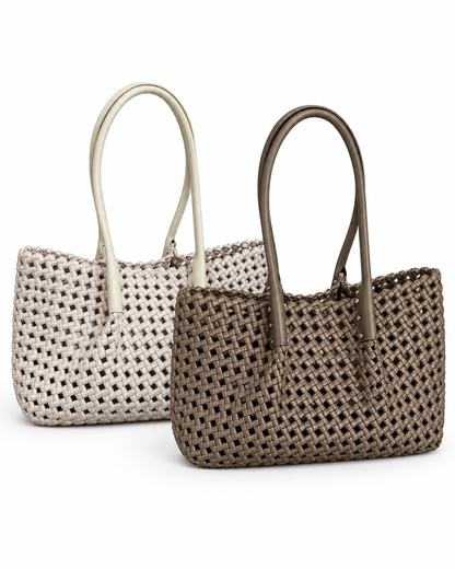 Camilla – Woven Leather Tote