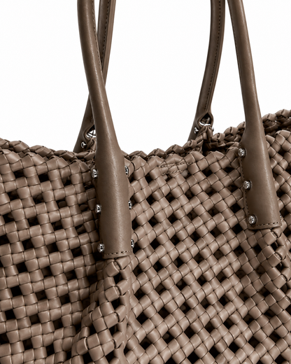 Camilla – Woven Leather Tote