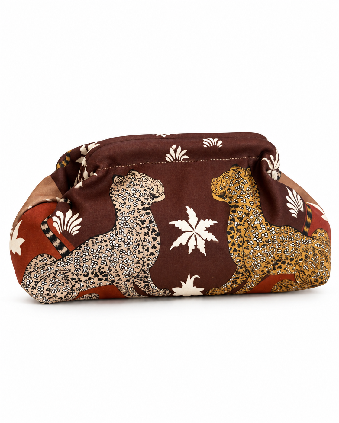 Iris – Pochette in Tessuto con Tracolla a Catena