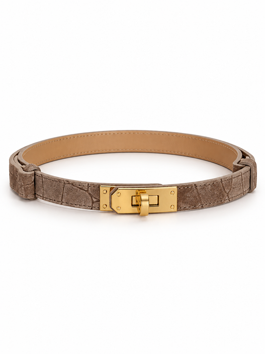 Cintura Céline – Camoscio Taupe