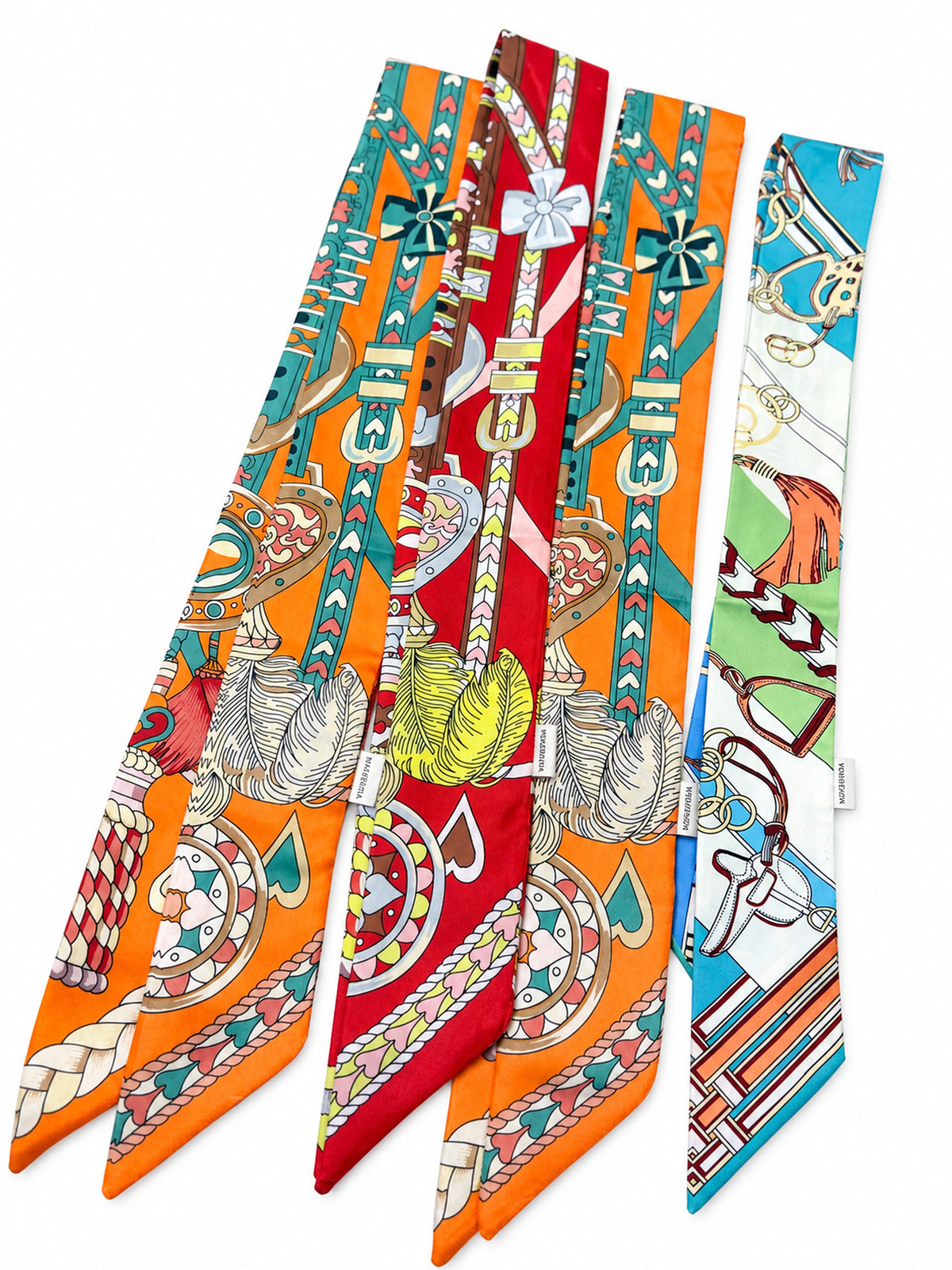 Le Foulard Madreperla — fotografia originale delle tre fantasie, alta risoluzione
