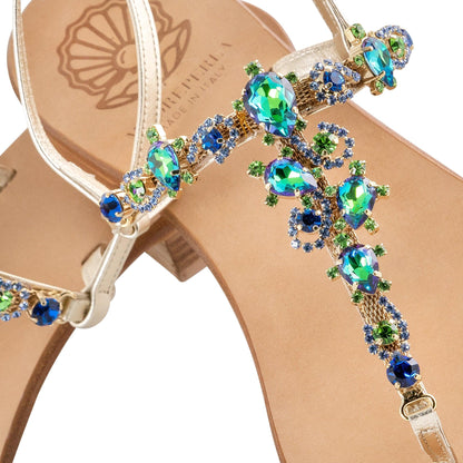 Sandalo Swarovski La Stella - Madreperla Capri Sandals