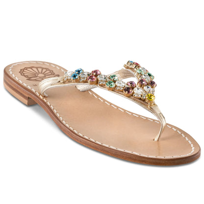 Sandalo Swarovski La Classy - Madreperla Capri Sandals