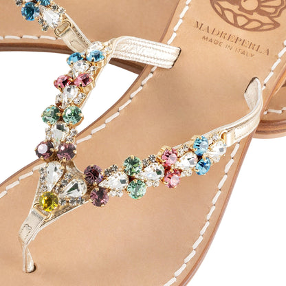 Sandalo Swarovski La Classy - Madreperla Capri Sandals