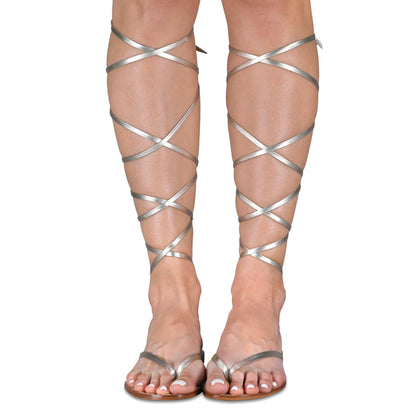 Infradito alla schiava La Oro - Madreperla Capri Sandals